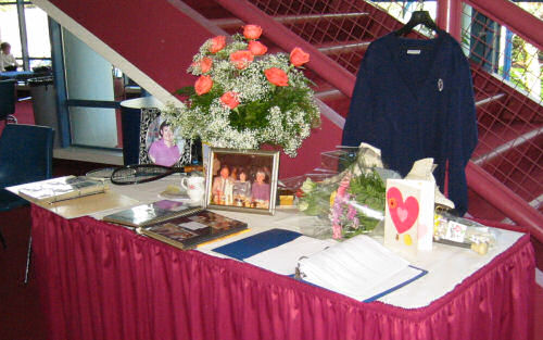 Memorabilia display.